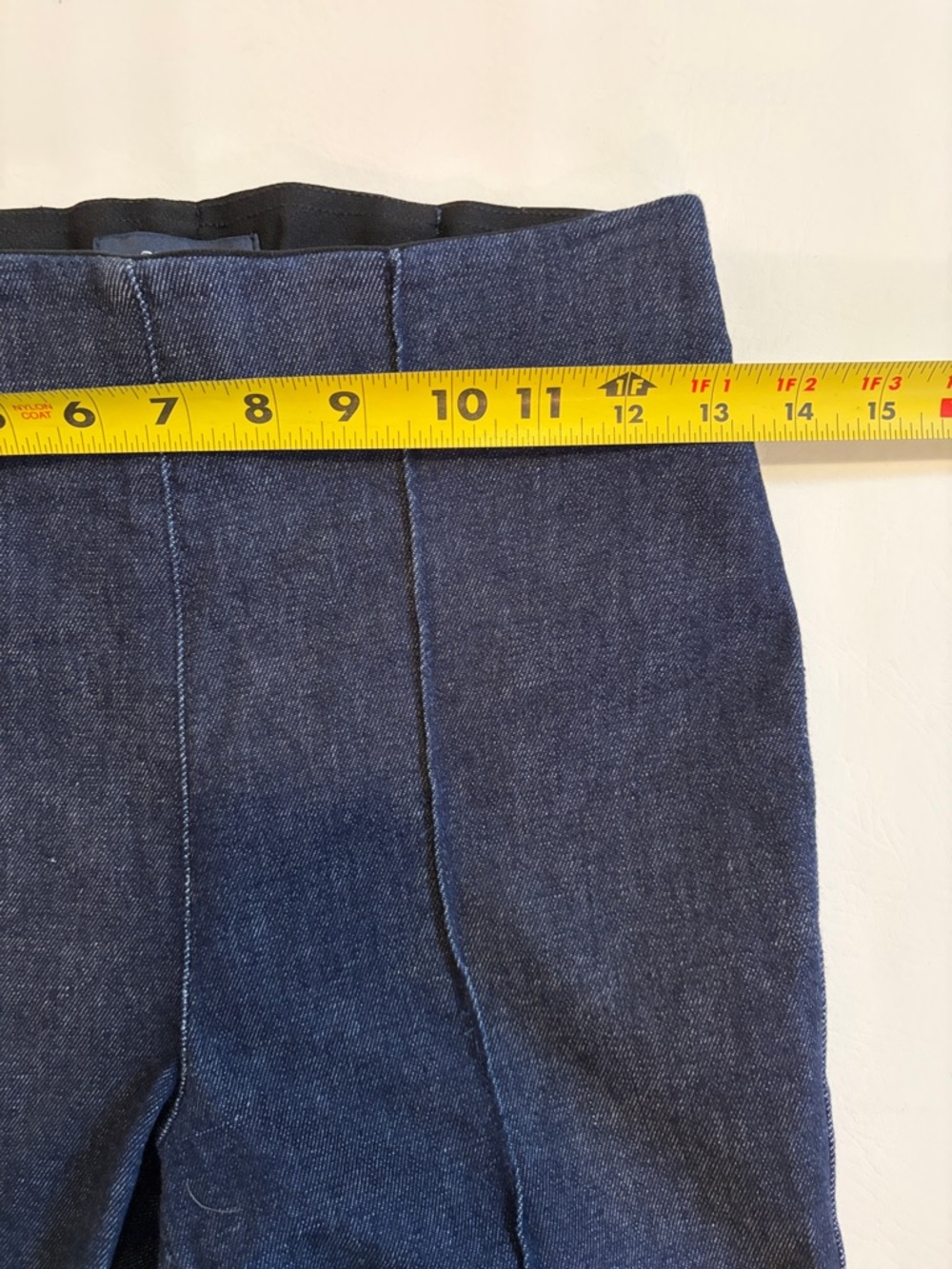 SPANX Jeans Denim Demi Boot Cut Raw Indigo 30” size Small Petite - Picture 11 of 14